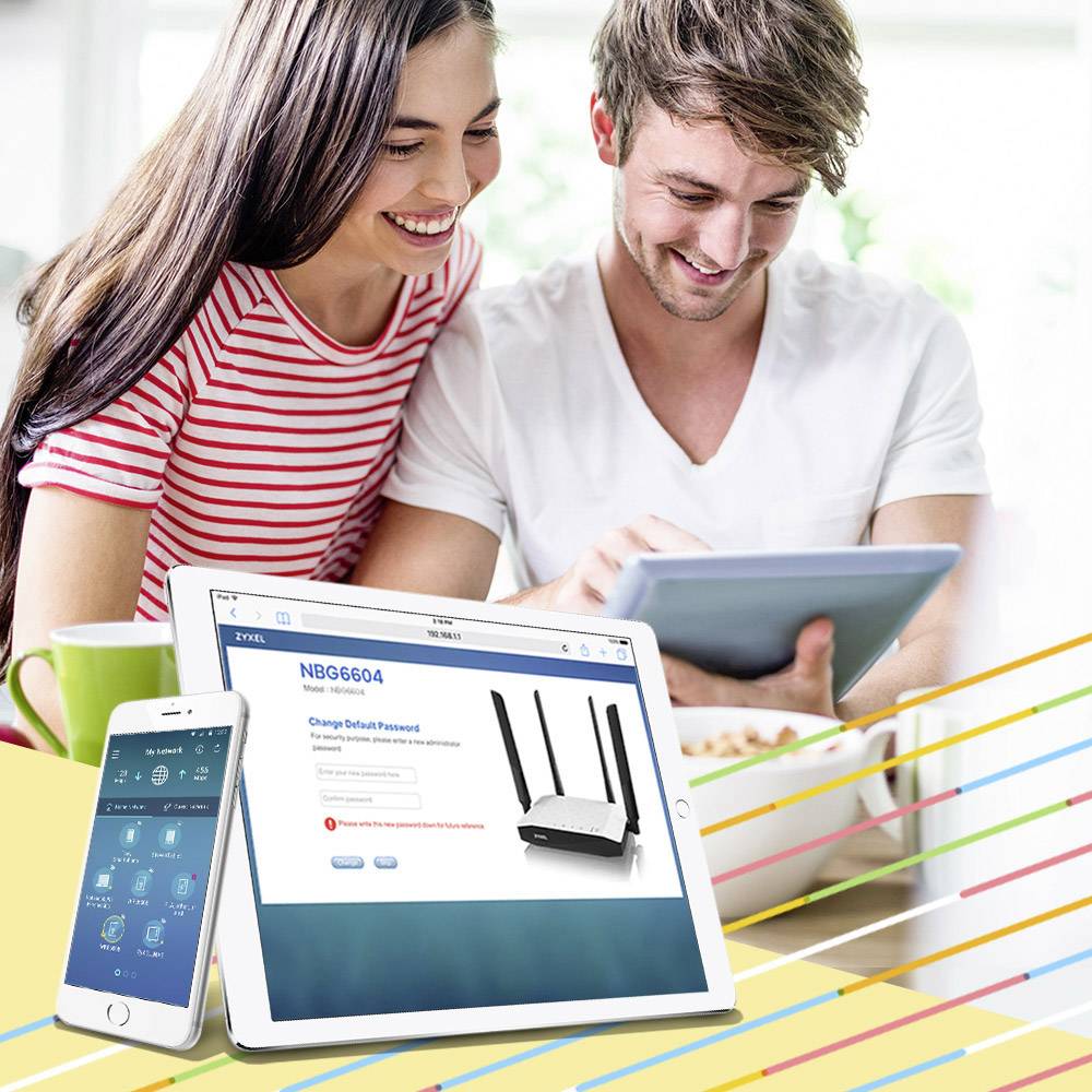 ZyXEL NBG6604 WLAN ruter 2.4 GHz, 5 GHz 1200 MBit/s-5