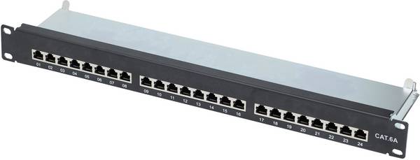 24 ulaza   Renkforce CAT 6a 1 U