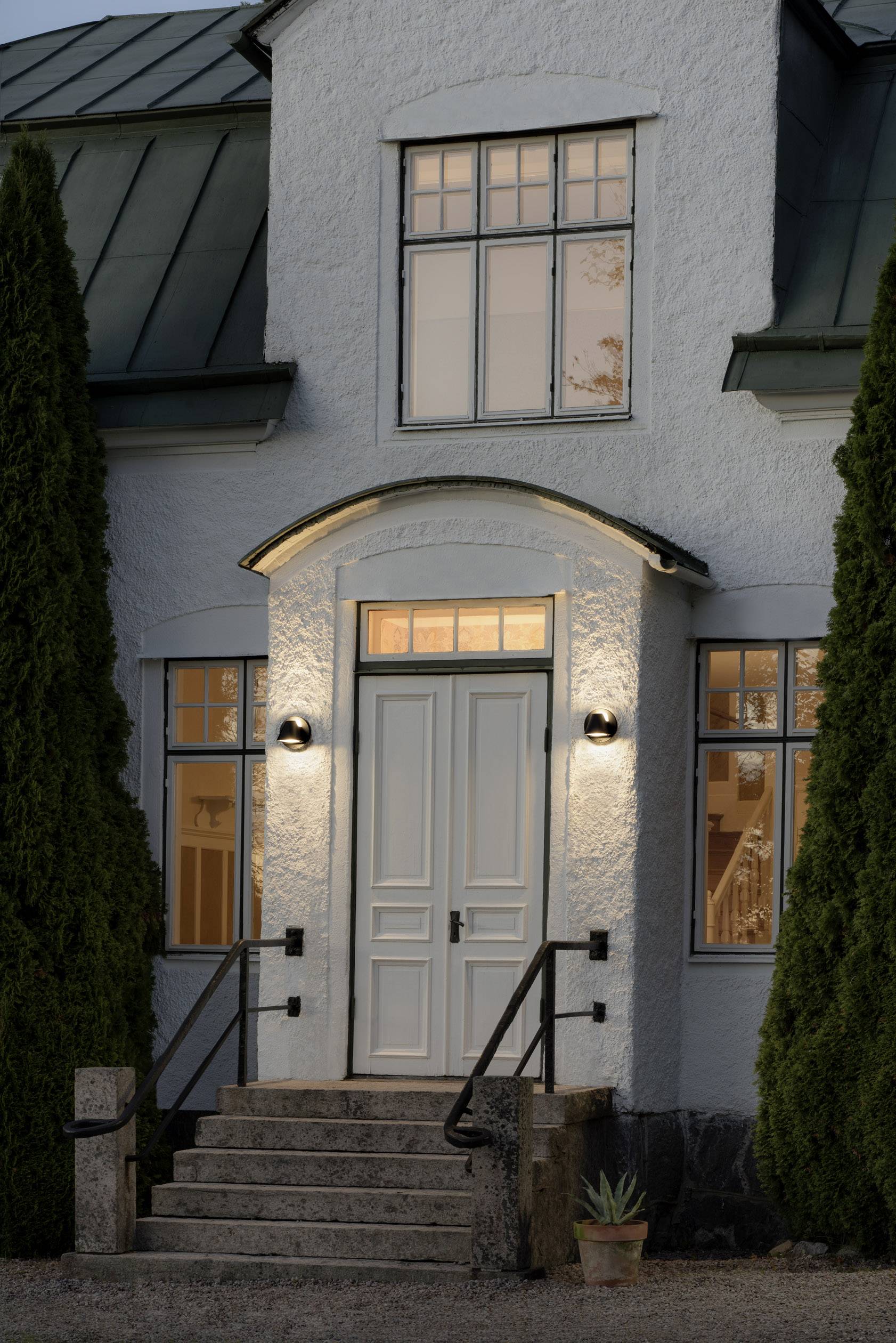 Konstsmide Hild 426-750 Buitenlamp (wand) LED GU10 14 W Zwart