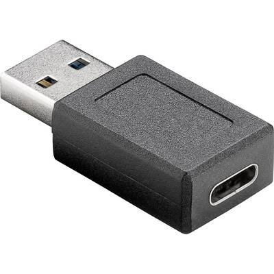 Crni USB-C na USB-A adapter koji služi za povezivanje različitih uređaja s različitim priključcima.