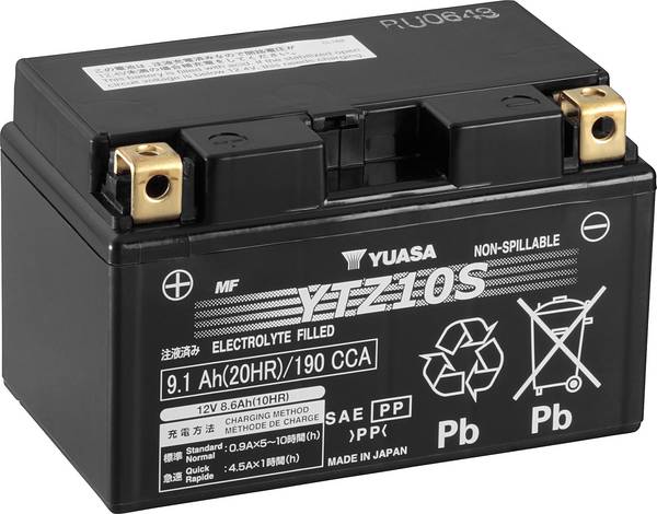 Yuasa YTZ10S baterije za motor 12 V 8.6 Ah  Tip pola: Vijak terminala 11