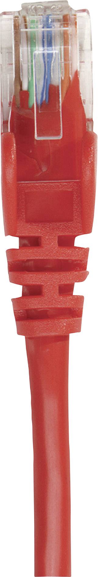 Intellinet 737326 RJ45 Netwerkkabel, patchkabel CAT 5e U/UTP 0.25 m Rood 1 stuk(s)