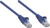 Intellinet 739894 RJ45 mrežni kabel, Patch kabel CAT 6 S/FTP 1.50 m plava boja zaštićen s folijom, pletena zaštita, bez halogena 1 St.