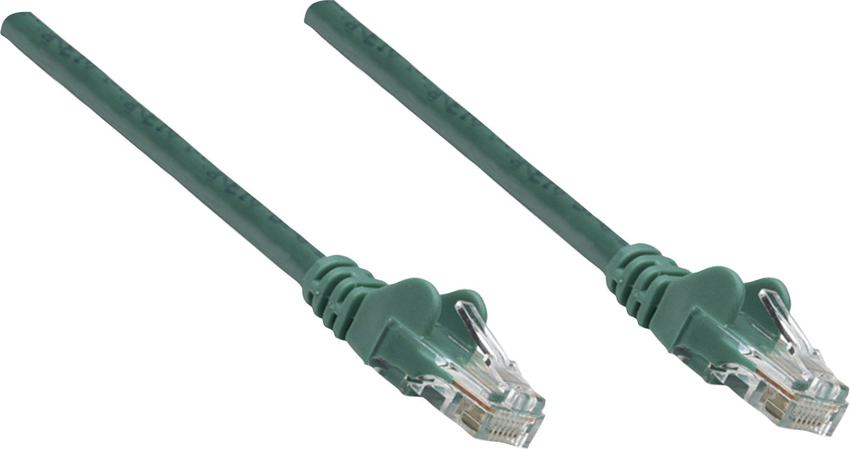 Intellinet 342483 RJ45 Netwerkkabel, patchkabel CAT 6 U/UTP 1.50 m Groen 1 stuk(s)