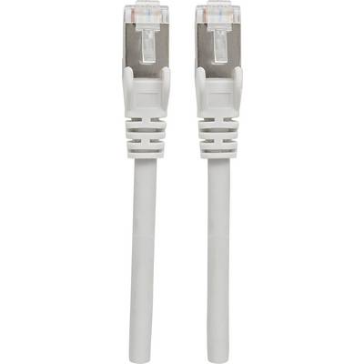 Dva bijela Ethernet kabela s RJ-45 utikačima, pogodna za mrežne povezivosti.