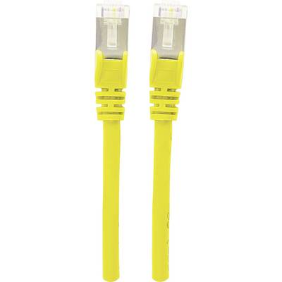 'Dva žuta Ethernet kabela s RJ-45 utikačima.'