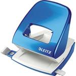 Leitz 50082036 uredski bušač New NeXXt WOW plava (metalik) boja maks. format za podešavanje: din a4 30 listova (80 g/m²)