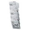 Helit helit - Prospektspender - geeignet für Wandmontage H6103102 nosač brošure stakleno prozirna din a4 Broj pretinaca 5 1 St. (Š x V x D) 241 x 578 x 150 mm