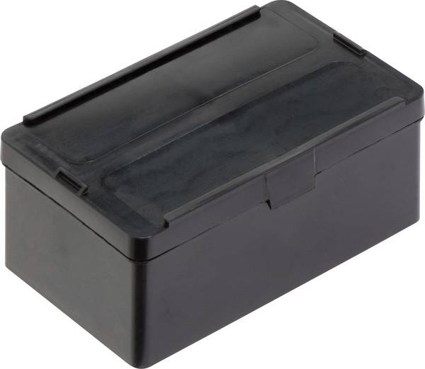 Alutec  1308.050  ESD  kutija sa šarkama      (Š x V x D) 136 x 55 x 87 mm  crna  1 St.