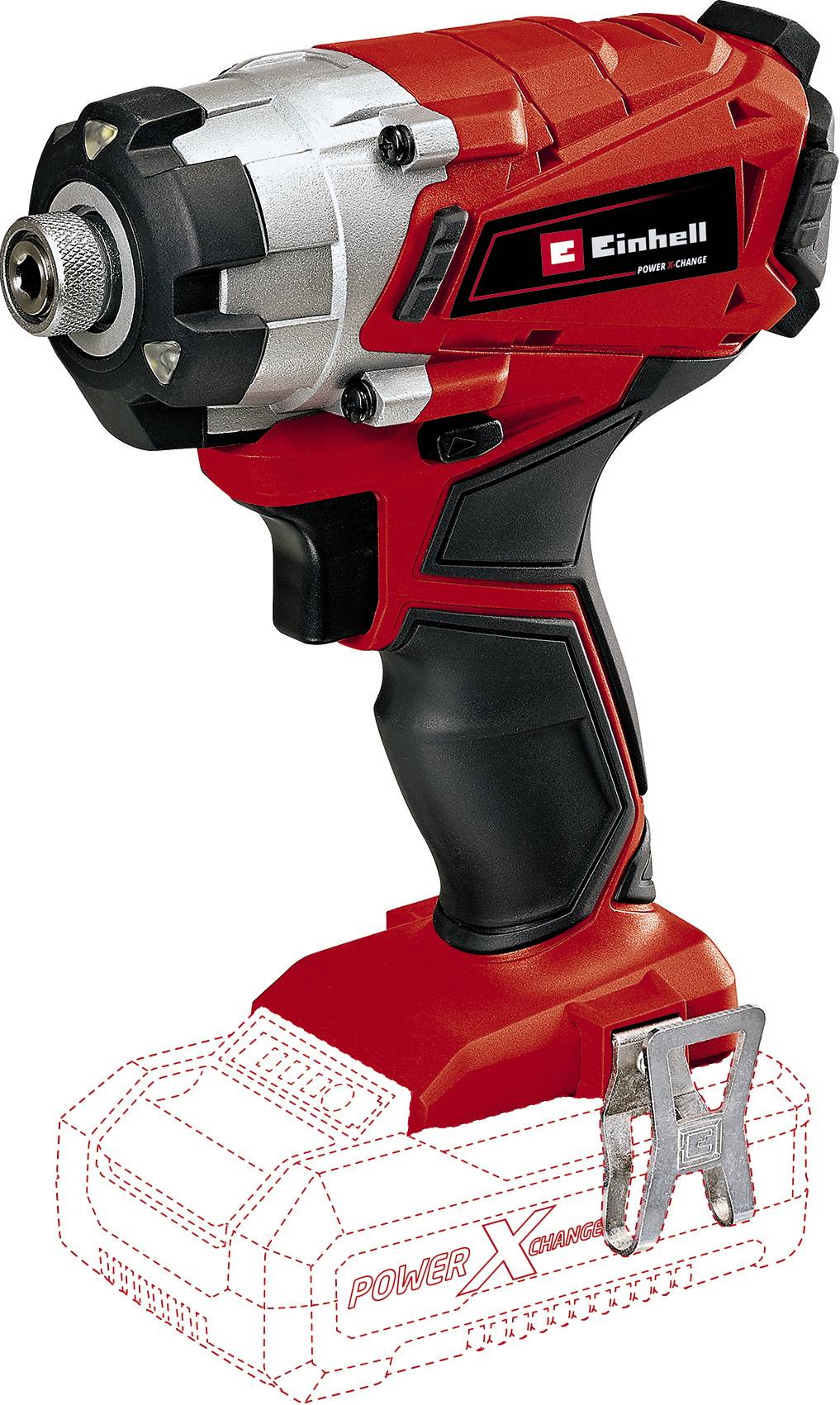 Einhell Power X-Change TE-CI 18/1 Li-Solo 4510034 Slagskruvdragare batteri 140 Nm 18 V Antal batterier som ing&aring;r 0 Li-Ion Utan laddare, exkl. batteri/laddare