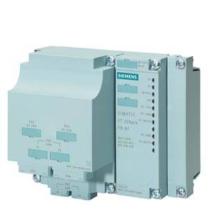 Industrijski upravljački uređaj Siemens SIMATIC ET 200pro u sivom kućištu, pogodan za distribuiranu periferiju u automatizacijskoj tehnici.