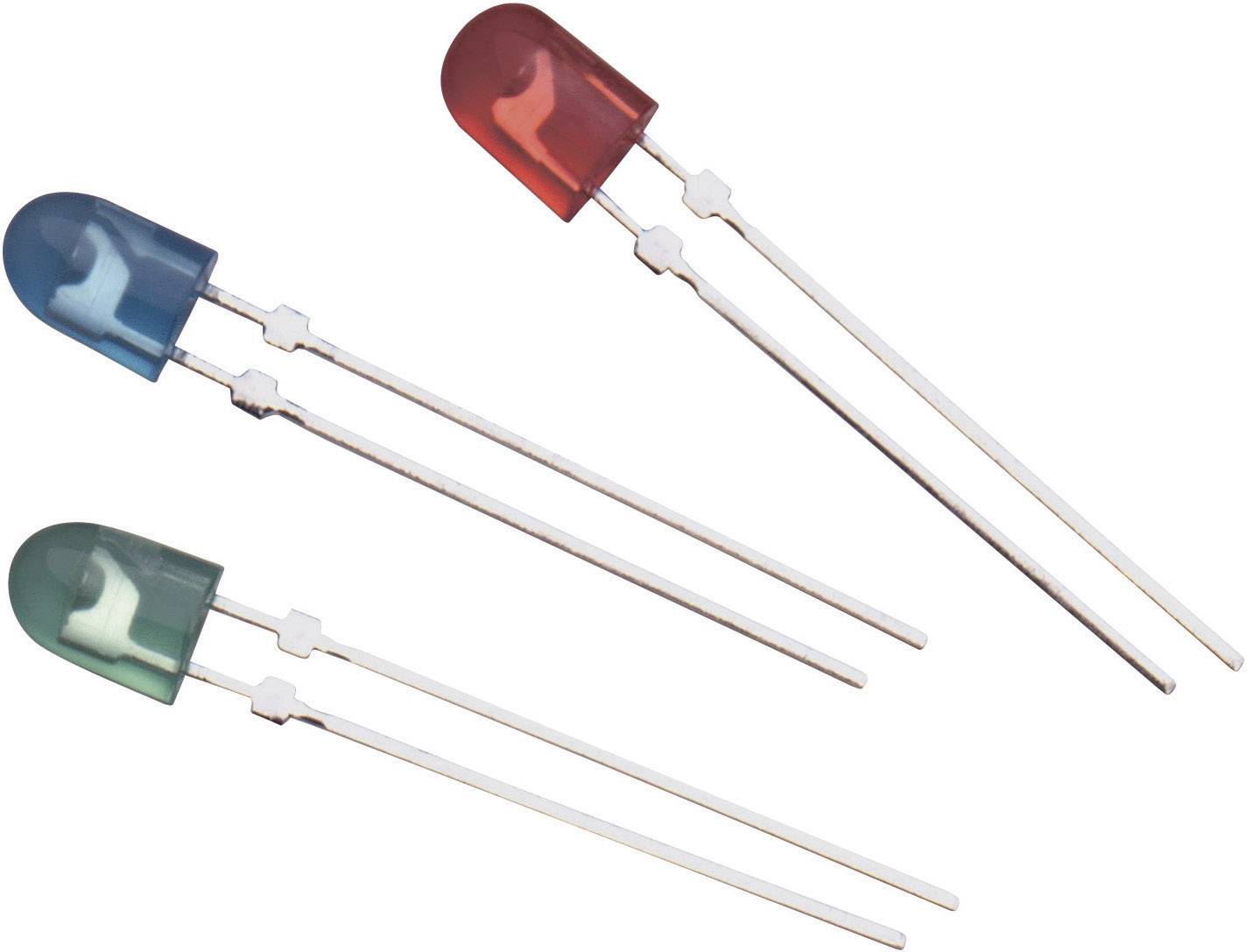 Broadcom HLMP-LG65-VY0DD Bedrade LED Rood Ovaal 3 x 4 mm 1380 mcd 50 °, 100 ° 20 mA 2.3 V afbeelding