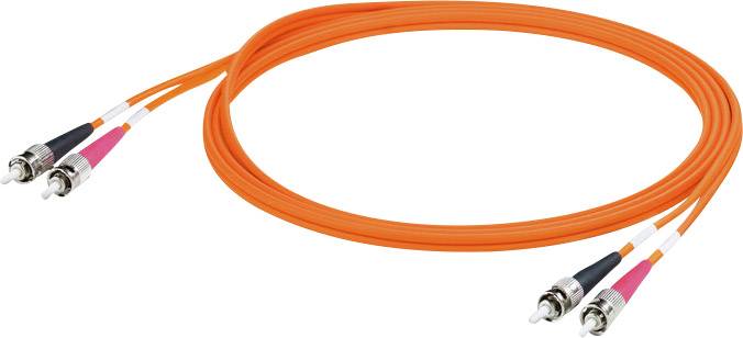 Weidmüller 8813270000 Glasvezel Optische vezel Aansluitkabel 1.00 m Oranje [1x ST-stekker - 1x ST-stekker] Multimode OM1