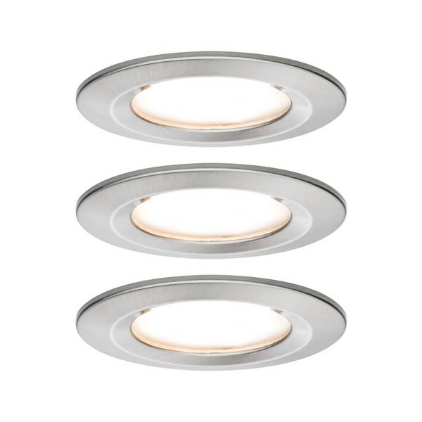 Paulmann Nova ugradno svjetlo za kupaonicu 3-dijelni komplet LED  LED 18 W IP44 željezna