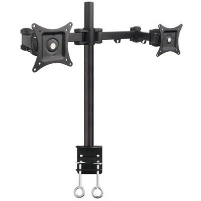 TECHly ICA-LCD-482-D stolni nosač za monitor 2 Zaslon(i) 33,0 cm (13") - 68,6 cm (27") crna vrtljivi nosač, podesiv po v-0