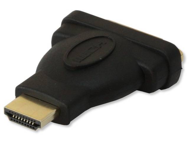 TECHly IADAP-HDMI-606 HDMI / DVI adapter [1x muški konektor HDMI - 1x ženski konektor DVI, 24 + 1 pol] crna 0 mm-2