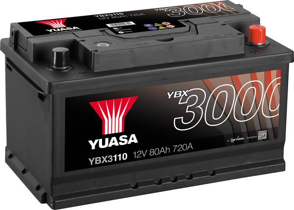 Yuasa SMF YBX3110 auto baterija 12 V 80 Ah  Tip pola: T1