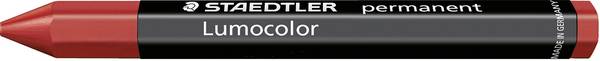 Staedtler Lumocolor 236 omnigraph permanent 236-2 signirna kreda crvena