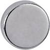 Maul neodimijski magnet (Ø x V) 10 mm x 3 mm disk srebrna 10 St. 6166396