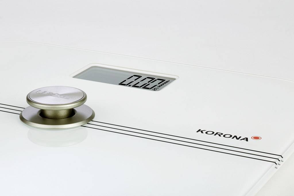 Korona Mona osobna vaga digitalni Opseg mjerenja (kg)=200 kg bijela-1