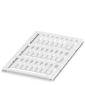 Phoenix Contact 0832100 UCT-WMCO 1,9 (23X4) Kabelmarkering Montagemethode: Vastklemmen Markeringsvlak: 23 x 4 mm Wit Aantal markeringen: 24 1 stuk(s)