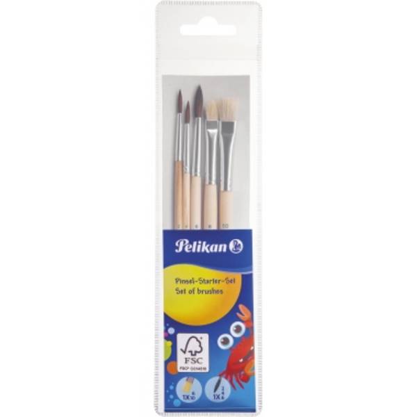 Pelikan 718163  kist za vodene i uljne boje  5-dijelni Veličina četke: 2, 4, 6, 10