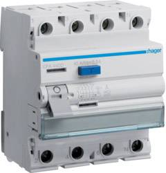 Hager CFA440D CFA440D Aardlekschakelaar 4-polig 40 A 0.3 A