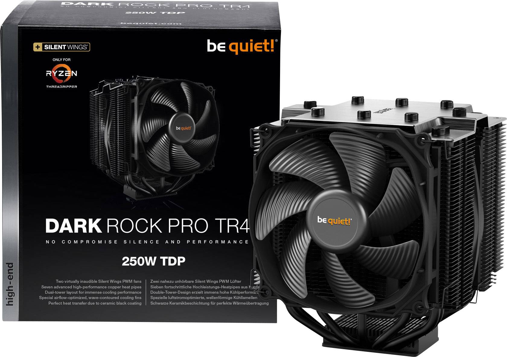 BeQuiet Dark Rock Pro TR4 CPU hladnjak sa ventilatorom AMD TR4