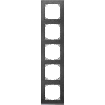 Negativni trak s pet praznih filmskih okvira na sivoj pozadini, često korišten za prikaz fotografija ili uspomena.