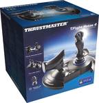 Thrustmaster T.Flight Hotas 4 joystick za simulator leta USB PlayStation 4, PC crna, plava boja