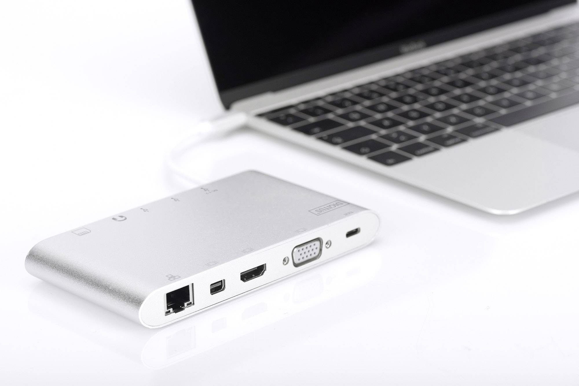 Digitus USB-C® priključna stanica DA-70861 Pogodno za marku: Universal uklj. funkcija punjenja-1