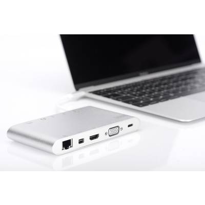 Digitus USB-C® priključna stanica DA-70861 Pogodno za marku: Universal uklj. funkcija punjenja-2