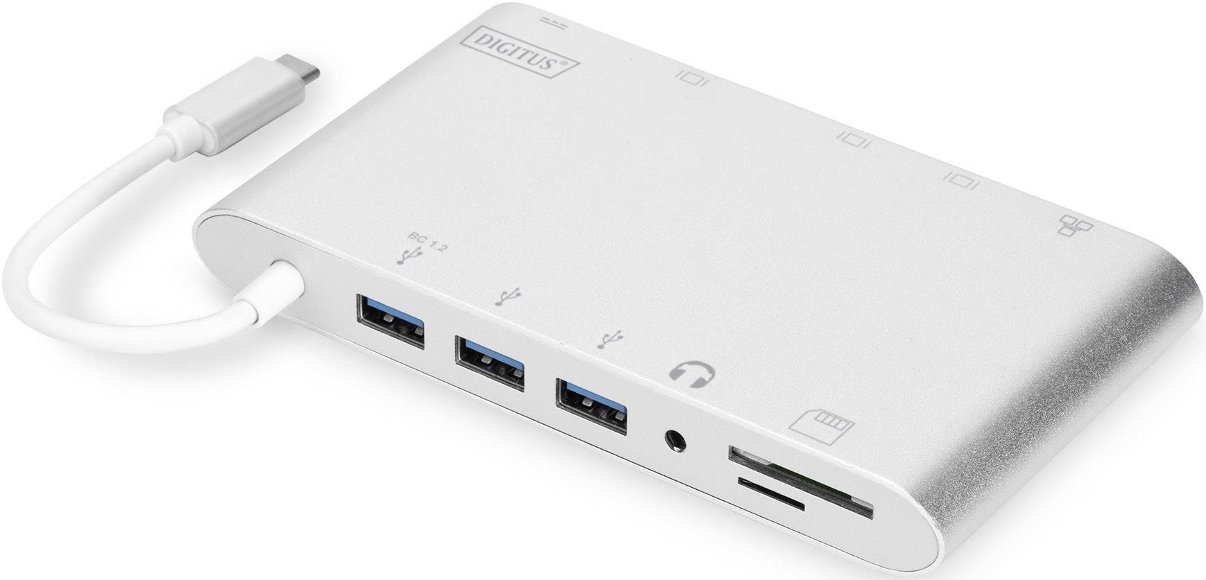 Digitus USB-C® priključna stanica DA-70861 Pogodno za marku: Universal uklj. funkcija punjenja-5