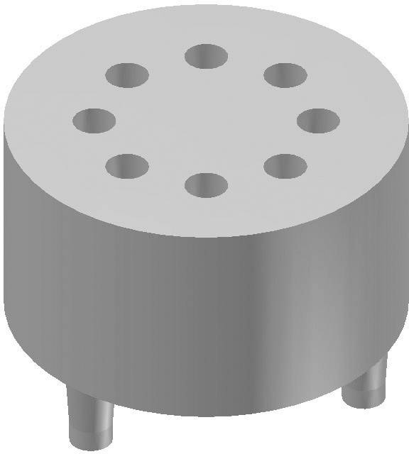 Fischer Elektronik Transistor-afstandshouder 1 stuk(s) MS 58-7 Geschikt voor behuizing (halfgeleider): TO-5 Rastermaat: 2.54 mm (Ø x h) 9.2 mm x 7 mm afbeelding