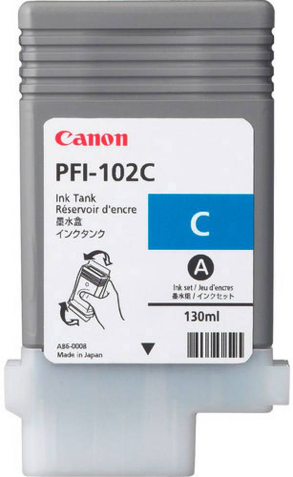 Canon tinta PFI-102 C original pojedinačni modul cijan 0896 B 001 tinta