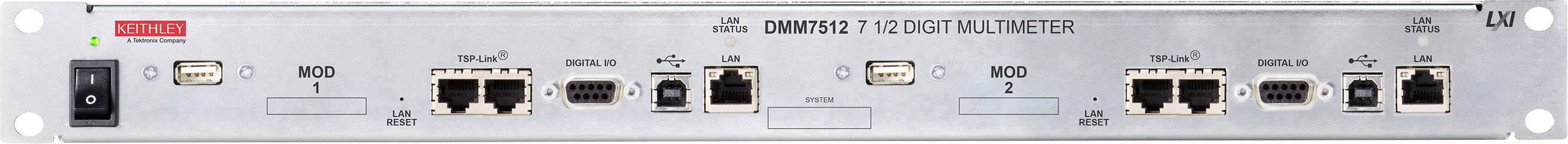 Stražnja strana digitalnog audio uređaja s više priključaka poput XLR, AES IN/OUT i Ethernet, korištena za profesionalnu audio transmisiju.