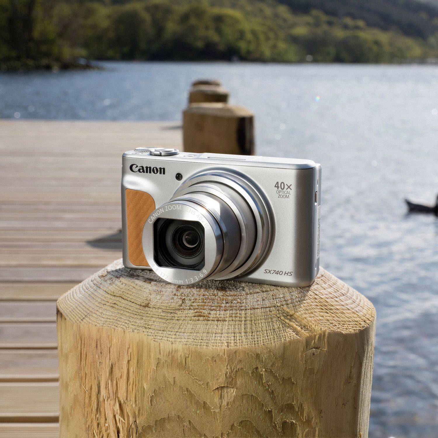 Canon PowerShot SX740 HS digitalni fotoaparat 20.3 Megapiksela Zoom (optički): 40 x srebrna 4K-video, Bluetooth, mobilni-12
