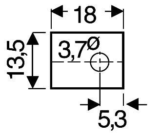 Fischer Elektronik GS 66 P Mica schijf (l x b) 18 mm x 13.5 mm Geschikt voor TOP-66 1 stuk(s) afbeelding