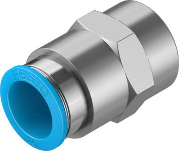 FESTO ravni priključak 190654 QSF-1/2-16-B Unutarnji navoj G1/2"   Ø cijevi: 16 mm   1 St.