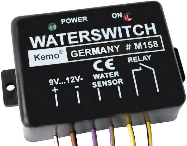 Kemo M158 detektor vode modul 9 V/DC, 12 V/DC