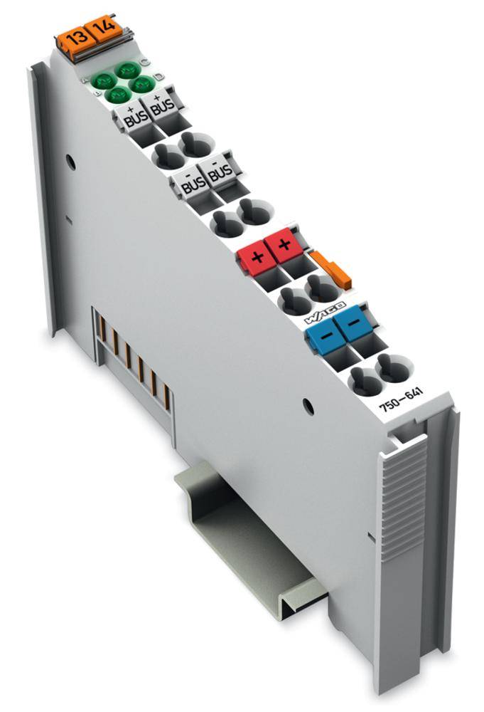 WAGO stezaljka 750-541, modularna izvedba, barvno kodirani priključci za jednostavnu instalaciju.