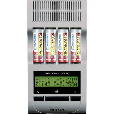 VOLTCRAFT Charge Manager CM410 punjač okruglih stanica nikalj-kadmijev, nikalj-metal-hidridni, nikalj-cinkov micro (AAA)-1
