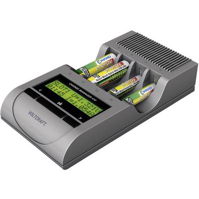 VOLTCRAFT Charge Manager CM410 punjač okruglih stanica nikalj-kadmijev, nikalj-metal-hidridni, nikalj-cinkov micro (AAA)-2