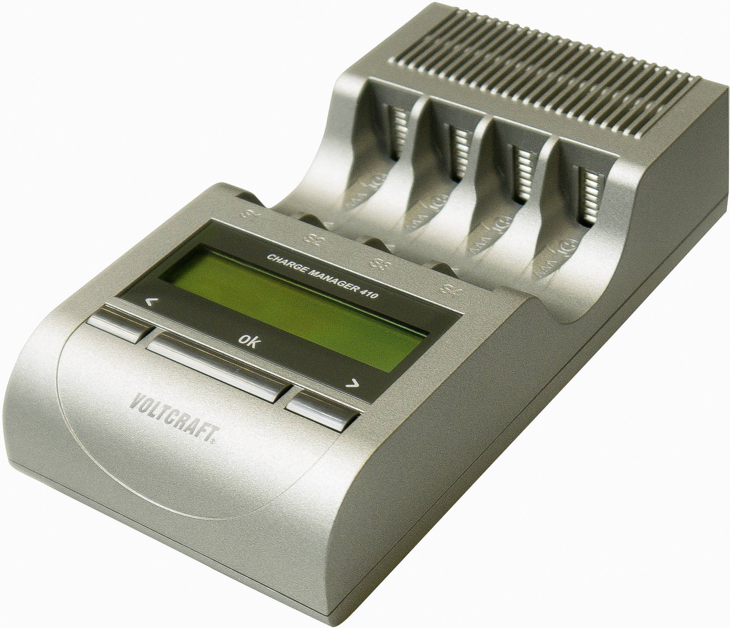 VOLTCRAFT Charge Manager CM410 punjač okruglih stanica nikalj-kadmijev, nikalj-metal-hidridni, nikalj-cinkov micro (AAA)-4