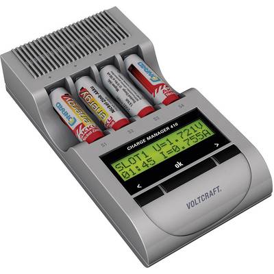 VOLTCRAFT Charge Manager CM410 punjač okruglih stanica nikalj-kadmijev, nikalj-metal-hidridni, nikalj-cinkov micro (AAA)-4