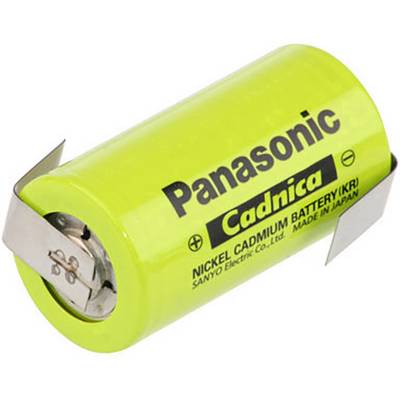 Nikl-kadmijska baterija Panasonic sa žutim kućištem.