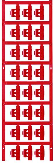 Weidmüller 1805790000 SFC 2/21 NEUTRAL RT Kabelmarkeringdrager Montagemethode: Vastklemmen Markeringsvlak: 4.10 x 21 mm Rood Aantal markeringen: 120 120 stuk(s)