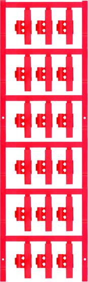 Weidmüller 1805850000 SFC 2/30 NEUTRAL RT Kabelmarkeringdrager Montagemethode: Vastklemmen Markeringsvlak: 5.80 x 30 mm Rood Aantal markeringen: 90 90 stuk(s)