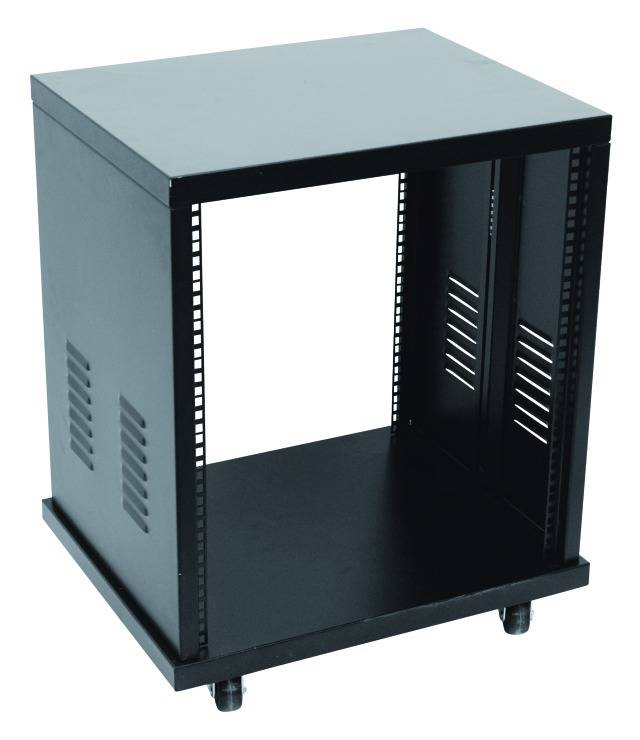 Omnitronic SR-19 19 inch rack 10 HE Staal Incl. wielen