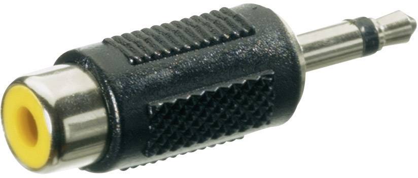 SpeaKa Professional SP-7870276 utičnica / Cinch audio adapter [1x 3,5 mm banana utikač - 1x ženski cinch konektor] crna